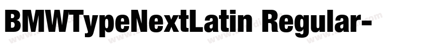 BMWTypeNextLatin Regular字体转换